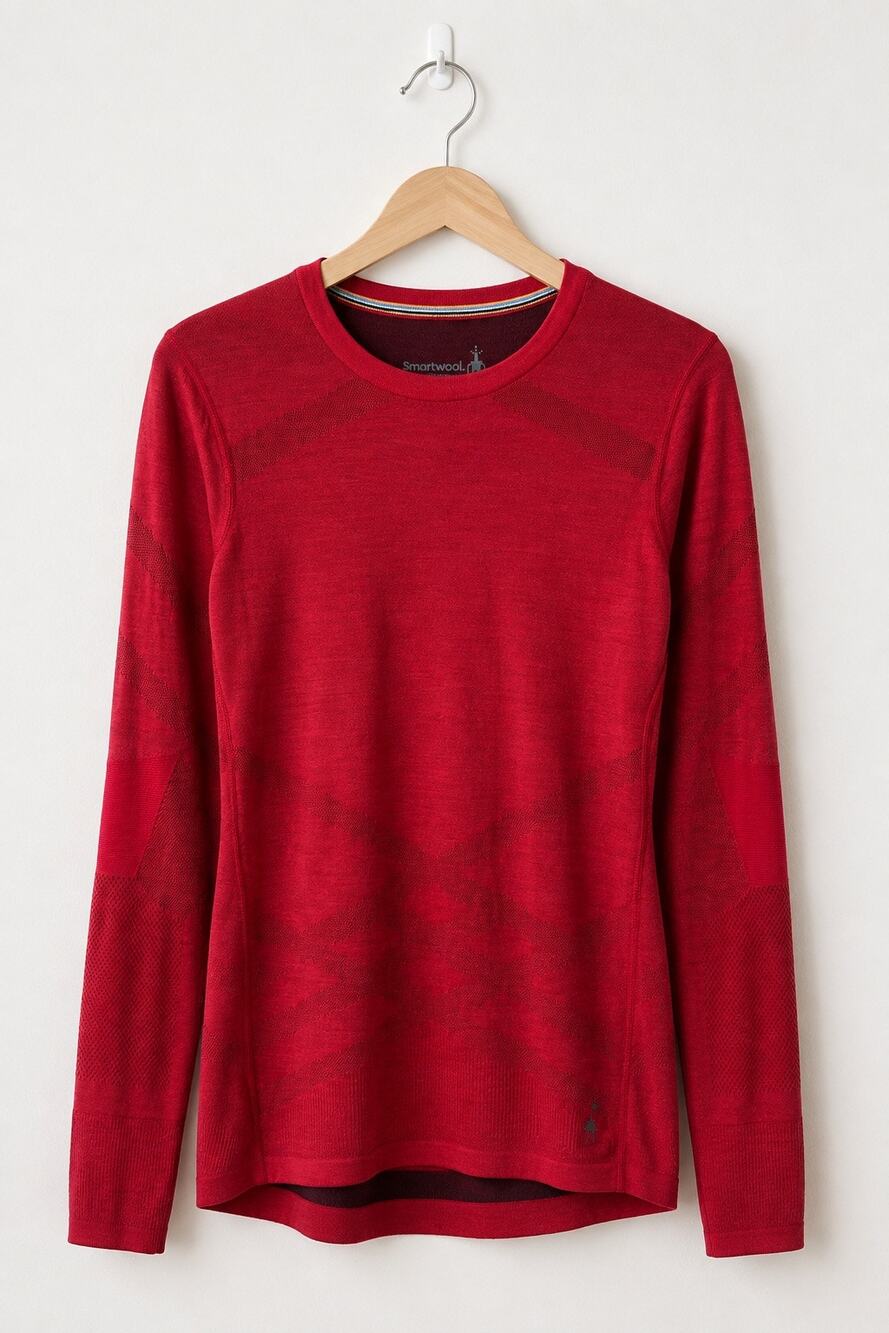 Smartwool Intraknit Thermal Merino Base Layer Crew Top | Merino Wool | Large